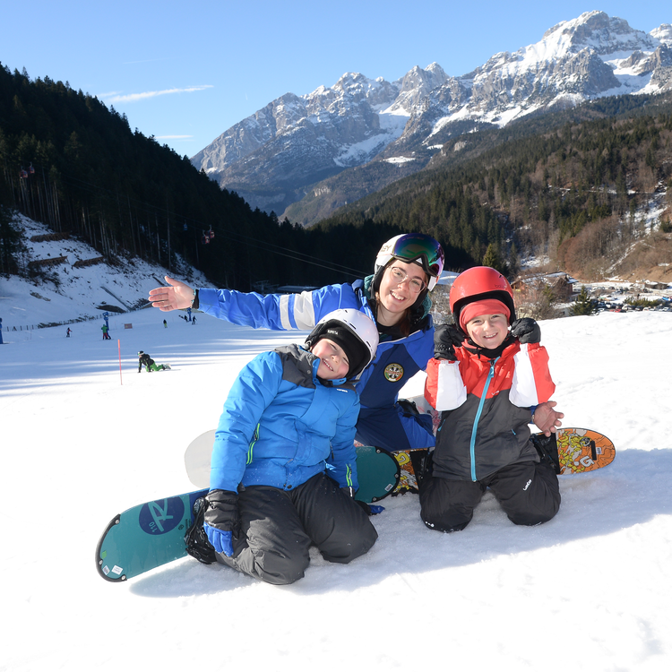 Snowboard bambini principianti 